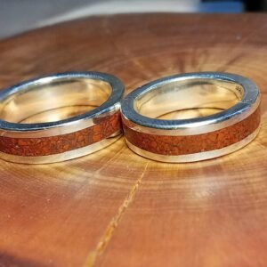 Argollas de matrimonio en plata 950